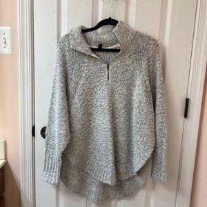 Oversized 1/4 zip
